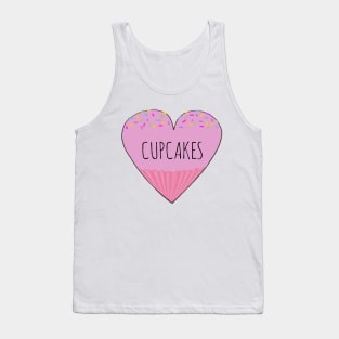 I LOVE CUPCAKES! Tank Top